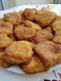 Fried Milk with Flan Mix