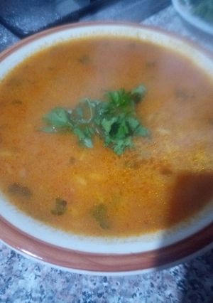صورة لوصفة شوربة لسان الطير