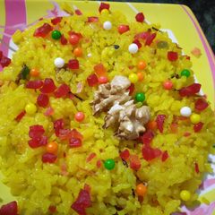 A picture of Sweet yellow Rice.