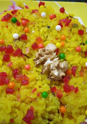A picture of Sweet yellow Rice.