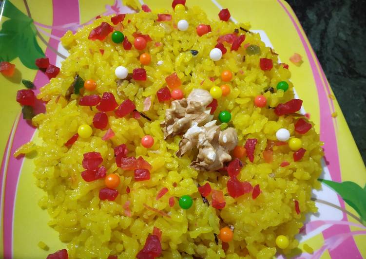 Recipe of Homemade Sweet yellow Rice