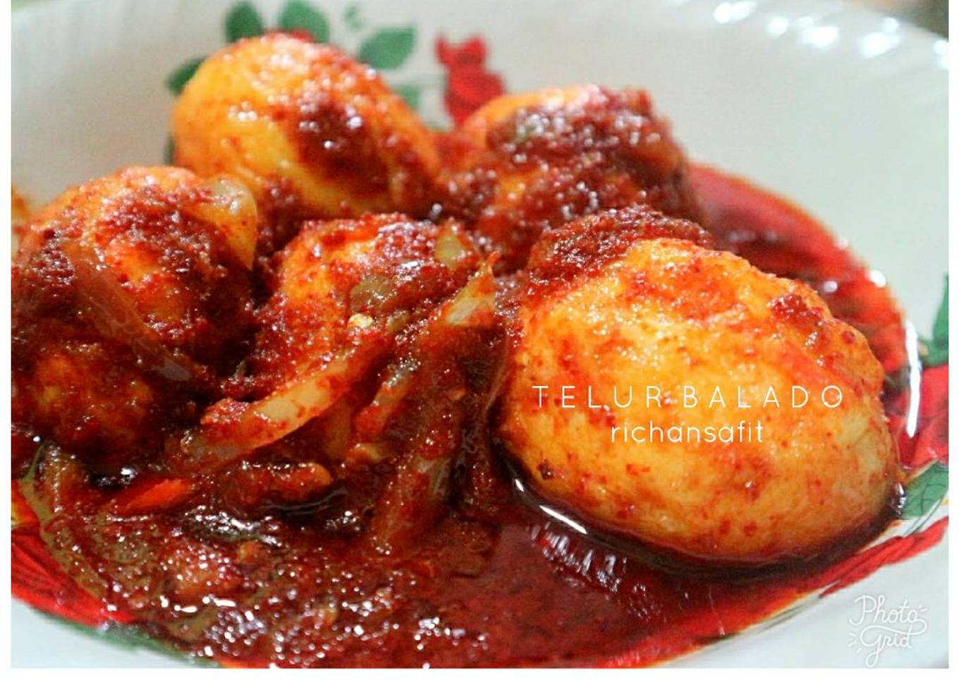 Resep Telur balado pedas Anti Gagal