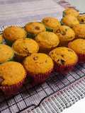 Muffin de Cenoura com Gotas de Chocolate