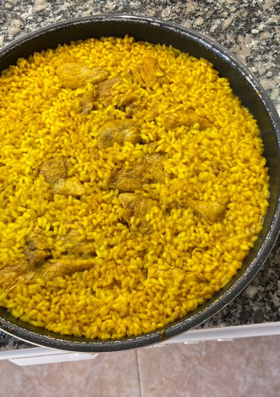 Una foto de Arroz con pollo