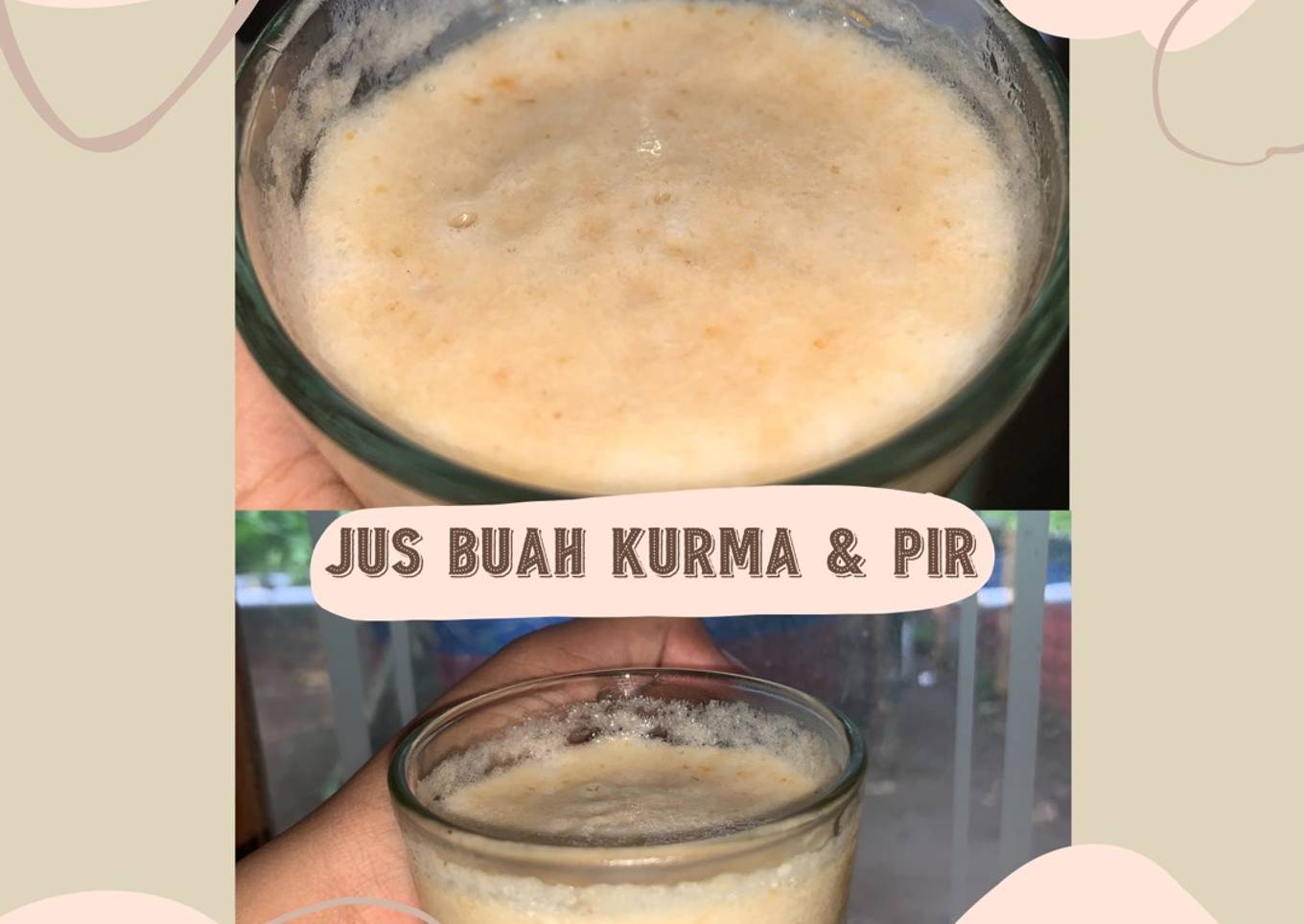6. Jus Buah Kurma & Pir
