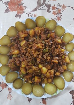 عکسی از دستور خوراک گوشت چرخ کرده