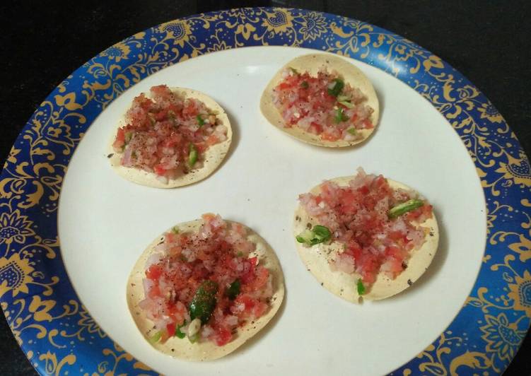 Easiest Way to Prepare Any-night-of-the-week Masala papad