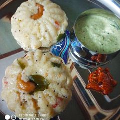 A picture of Rava upma.