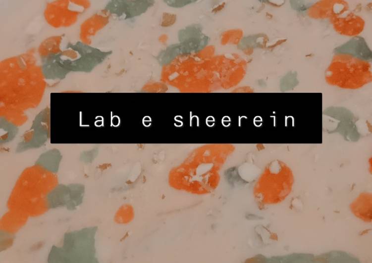 Easiest Way to Make Quick Lab-e-sheerein