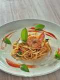 Spaghetti Kencur Pedas Gurih