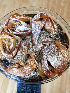 Una foto de Tarta de masa filo y chocolate- Ruffled milk de chocolate