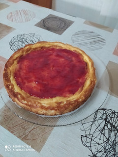 Una foto de Tarta de queso "La viña"