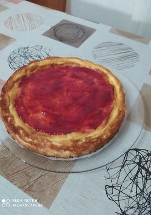 Una foto de Tarta de queso "La viña"