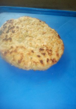 Una foto de Hamburguesas de garbanzos 😋