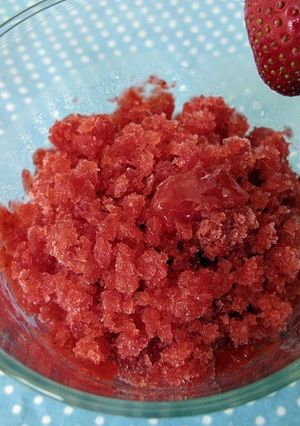 Epres granita recept fotója