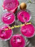 Jus Buah Naga plus Sawo