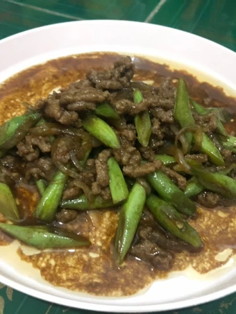 Cara Gampang Membuat Resep  Tumis Buncis with Beef Teriyaki yang Bisa Manjain Lidah, Enak Banget