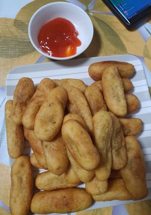Hình của món Khoai lang kén.