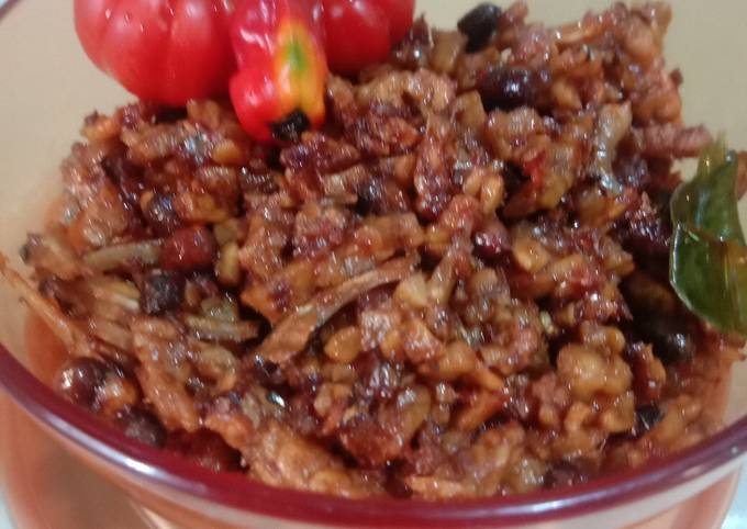 Sambal kering tempe teri