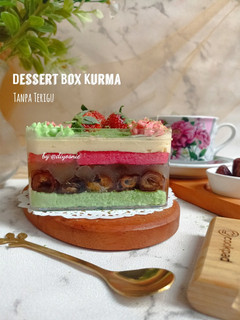 Foto resep Dessert Box Kurma Tanpa Terigu, Dengan Cream Ekonomis #336