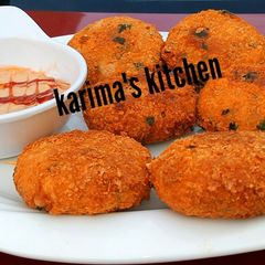 A picture of Yam nuggets kebab.