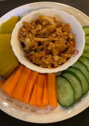 A picture of Vegetarian Northern Thai Mushroom Chili Dip.