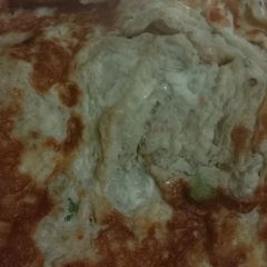 A picture of Green chillli omelette.