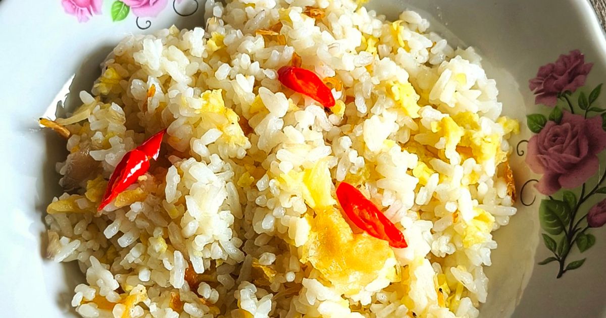 Nasi Goreng Kampung Rebon Bumbu Iris