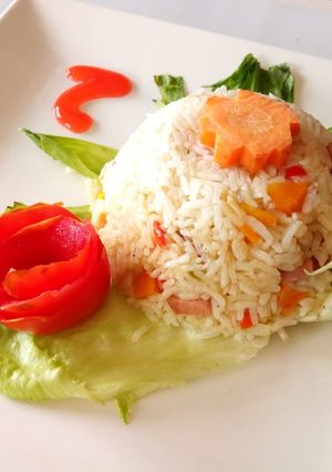 A picture of Vegetable rice.