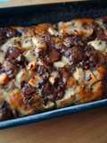 Plumcake con banane, pere e cioccolato fondente (senza glutine e uova)