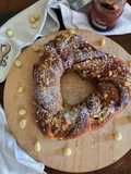 Cuore di pan brioche con marmellata di prugne e zenzero bio