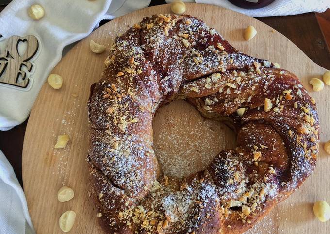 Ricetta Cuore Di Pan Brioche Con Marmellata Di Prugne E Zenzero Bio Di