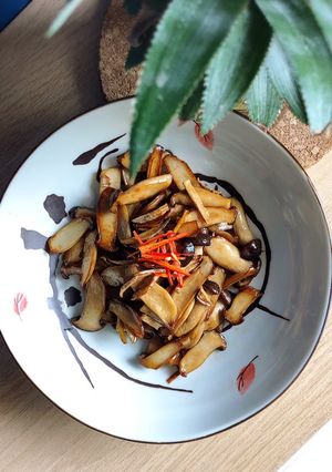Hình của món Nấm kho gừng (chay).