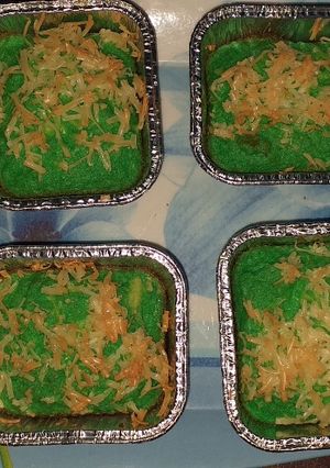 Foto resep Bolu pandan keto