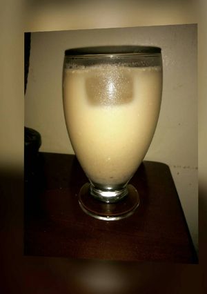 Una foto de Batido de Manzana y Avena Para Diabéticos