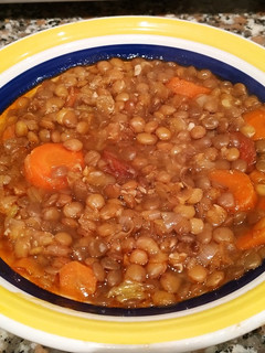 Una foto de Lentejas con chorizo