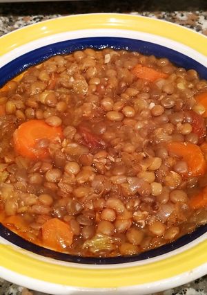 Una foto de Lentejas con chorizo