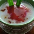 Bubur sum-sum buah naga