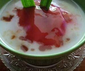 Resep Mudah Bubur sum-sum buah naga Enak Sederhana Resep Mudah Bubur sum-sum buah naga Enak Sederhana