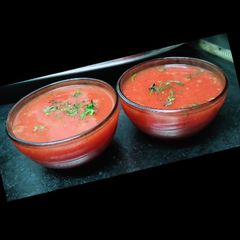 A picture of Boil🍅 tomato soup🍅.