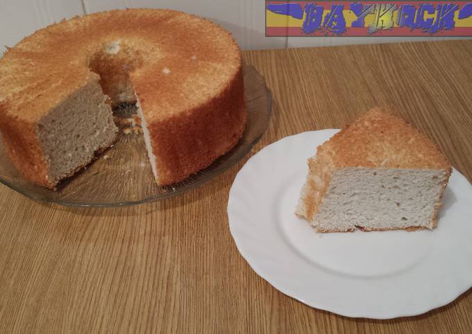 Pastel de Ángel (Angel Food Cake) Receta de Baykock- Cookpad