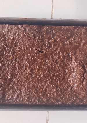 Una foto de Brownie de plátano y 🍫 FIT 💪