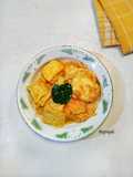 Tahu Telur Ceplok Masak Kunyit