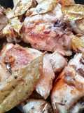Pollo alla birra con cipolle di tropea