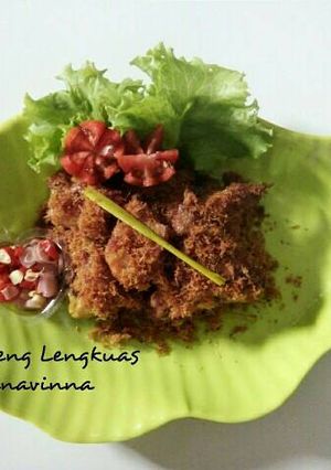 Foto resep Ayam goreng lengkuas dengan sambal matah