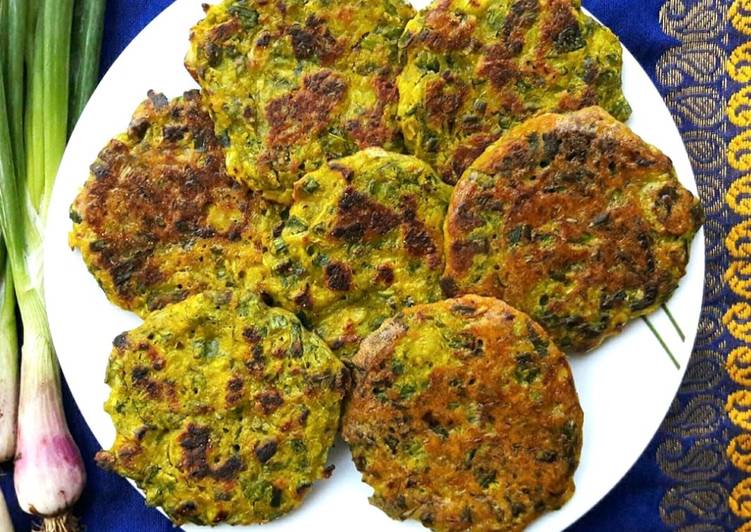 Green onion fritters