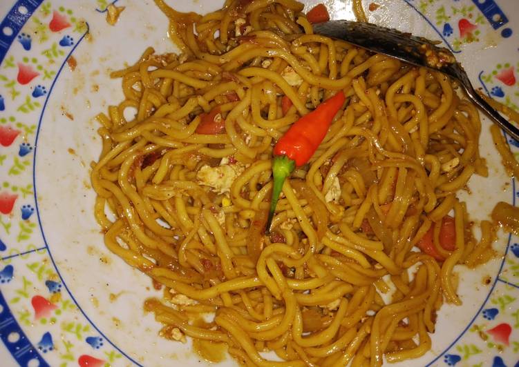 Langkah Mudah untuk Menyiapkan &#34;Mie goreng kornet&#34; #terimakasihguru🙏💜 Anti Gagal