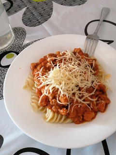 Una foto de Pasta con tomate