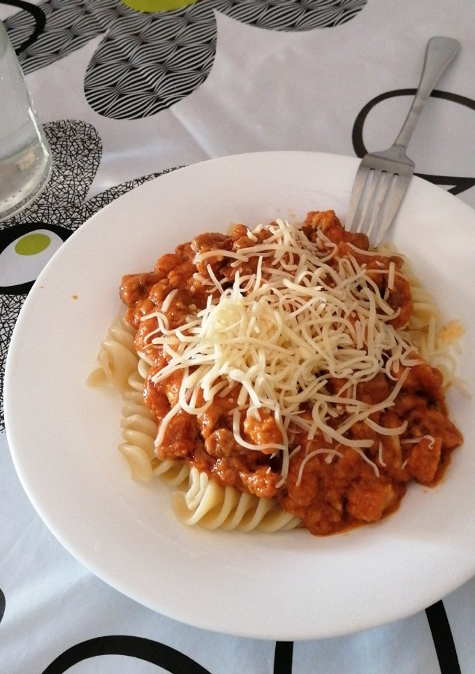 Una foto de Pasta con tomate