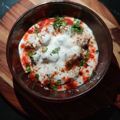 A picture of DAHI PHULKI with BUCKWHEAT FLOUR.